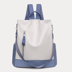 Women’s Leather Convertible Backpack Purse – Anti-Theft Travel Daypack & Shoulder Bag