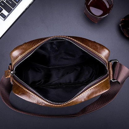 Borsa a tracolla Bull Captain in vera pelle: elegante e pratica per l'uso quotidiano, i viaggi e il lavoro