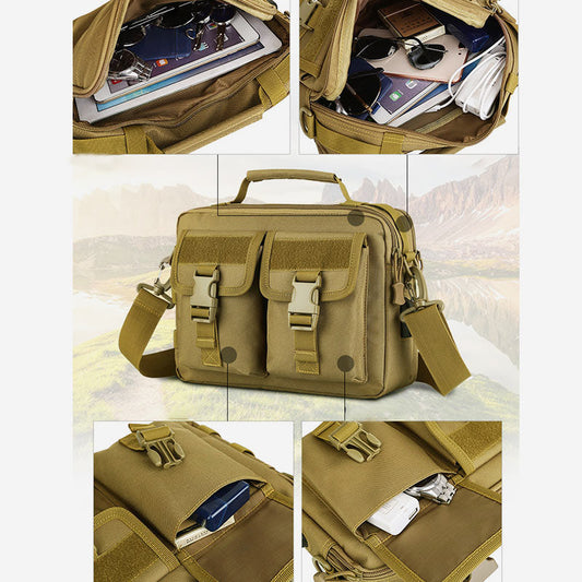 USB Charging Waterproof Large-Capacity Outdoor Messenger Bag – Nylon Crossbody Bag for Sports & Daily Use