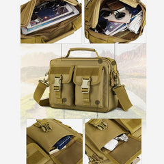 USB Charging Waterproof Large-Capacity Outdoor Messenger Bag – Nylon Crossbody Bag for Sports & Daily Use