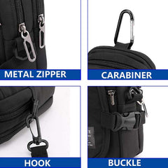 Waterproof Multifunction Solid Crossbody Bag – The Ultimate Daily Companion - VOTVO