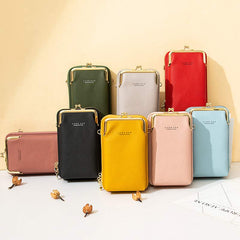 Women's Vegan Leather Crossbody Phone Purse with Card Slot | Stylish Shoulder Bag - VOTVO