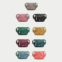 Women’s Minimalist Nylon Crossbody Bag – Water-Resistant Lightweight Daypack