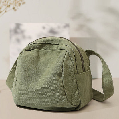 Borsa a tracolla casual da donna in tela, semplice borsa da viaggio