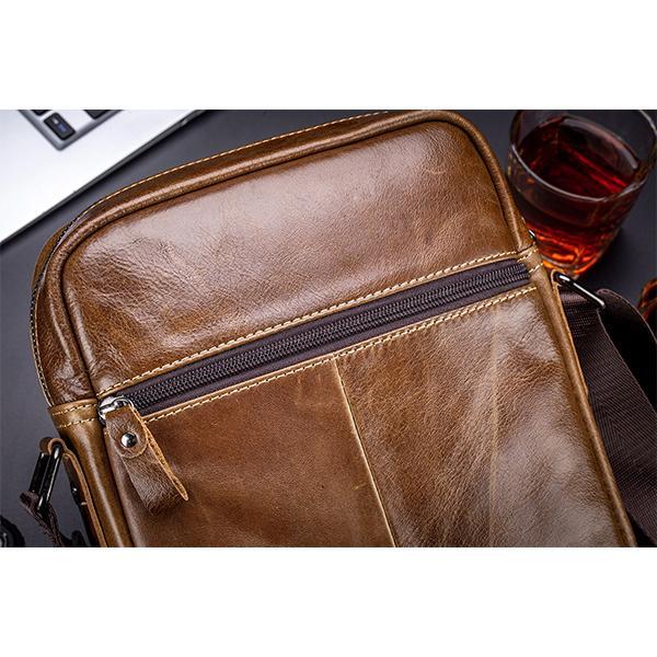Borsa a tracolla Bull Captain in vera pelle: elegante e pratica per l'uso quotidiano, i viaggi e il lavoro