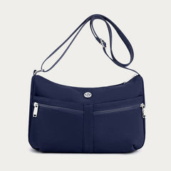 Solid Nylon Crossbody Bag for School & Travel – Simple & Stylish Purse