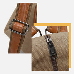 Multifunctional Women's Backpack with Tassel Decor – Durable Canvas Travel Daypack