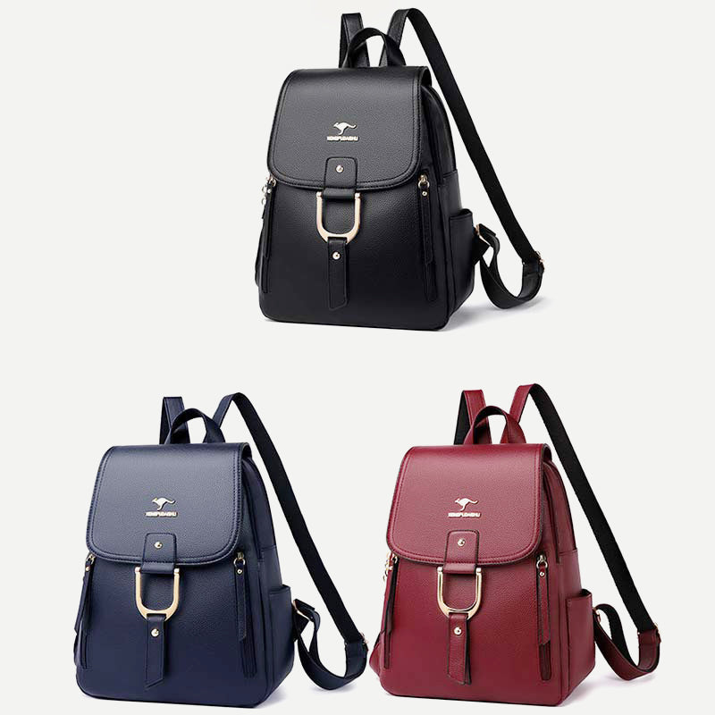 Zaino da donna – Borsa da viaggio multitasche in pelle PU