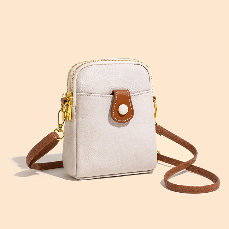Borsa a tracolla Charlotte in vera pelle