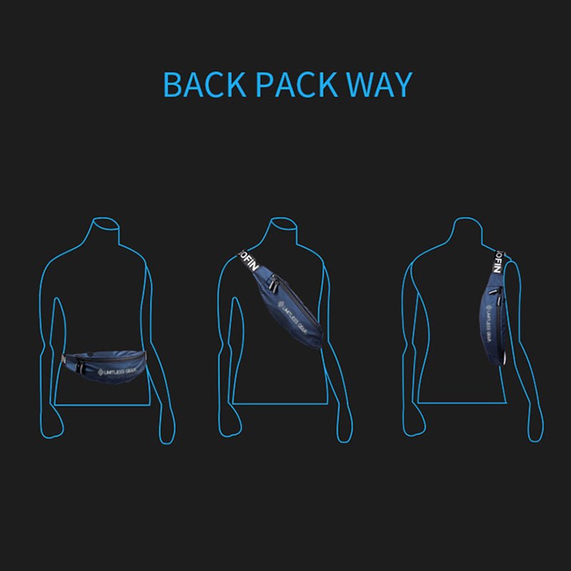 Waterproof Waist Bag for Men & Women | Reflective Small Pouch Chest Bag - VOTVO
