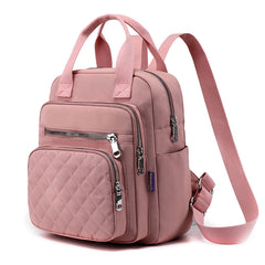 Quilted Backpack Stylish Shoulder Bag for Women Traval Casual Purses