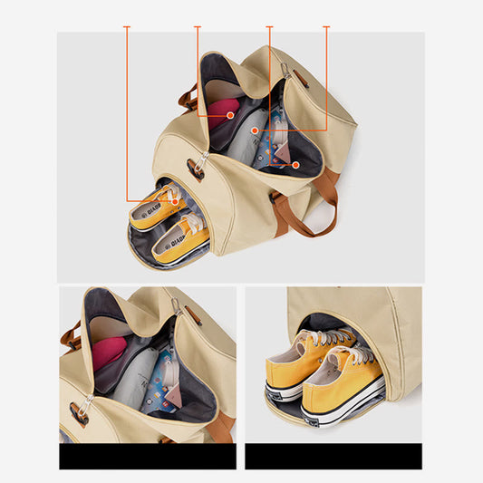 Reisetasche für unterwegs – Tragbare Sport- und Fitnesstasche mit großem Fassungsvermögen
