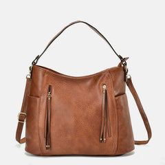 Tote Handbags Set for Women – Leather Hobo Shoulder Bag with Small Clutch