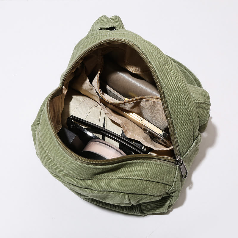 Borsa a tracolla casual da donna in tela, semplice borsa da viaggio