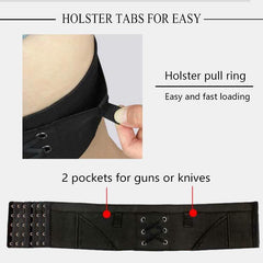 Women Invisible Thigh Holster – Drop Leg Holster with Magazine Pouches - VOTVO