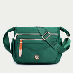 Women’s Minimalist Nylon Crossbody Bag – Water-Resistant Lightweight Daypack