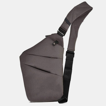 Borsa a tracolla antifurto impermeabile per uomo - Elegante borsa a tracolla da petto