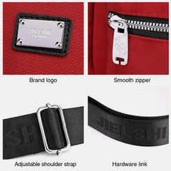 Waterproof Lightweight Large-Capacity Casual Crossbody Bag for Women