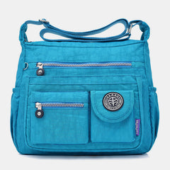 Large Capacity Waterproof Casual Crossbody Bag for Women – Multi-Pocket & Adjustable Strap