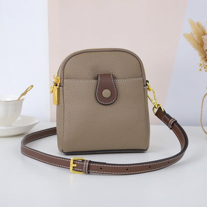 Borsa a tracolla Charlotte in vera pelle