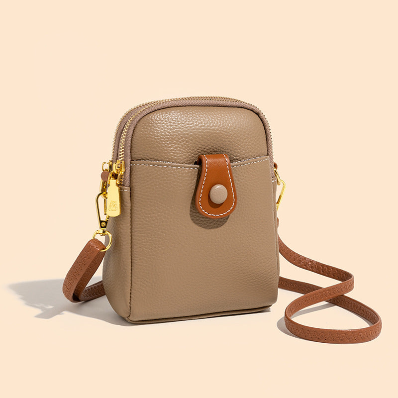 Borsa a tracolla Charlotte in vera pelle