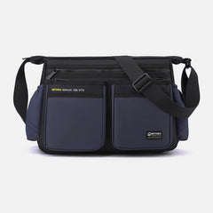 Klassische Reisetasche für Herren – Robustes Nylon, große Umhängetasche