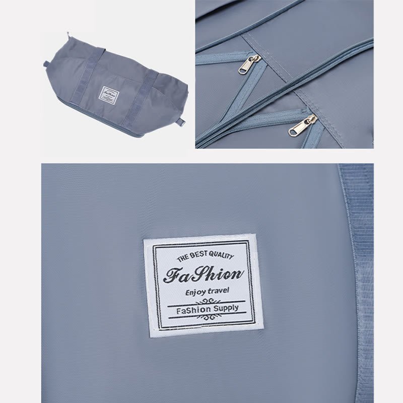 Tote Bag for Travel with Pull Rod & Oblique Folding Storage – Large Capacity Nylon Travel Sleeve - VOTVO