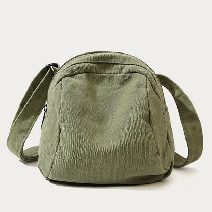 Borsa a tracolla casual da donna in tela, semplice borsa da viaggio