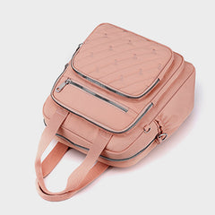 Multifunctional Lightweight Embossing Handbag – Crossbody & Backpack