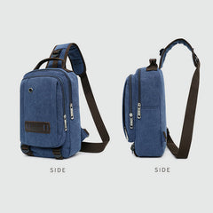 Men's Retro Sling Bag – Outdoor Casual Crossbody Chest Bag for Travel & Sport