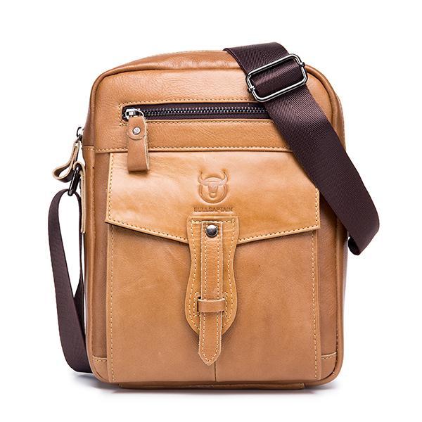 Borsa a tracolla Bull Captain in vera pelle: elegante e pratica per l'uso quotidiano, i viaggi e il lavoro
