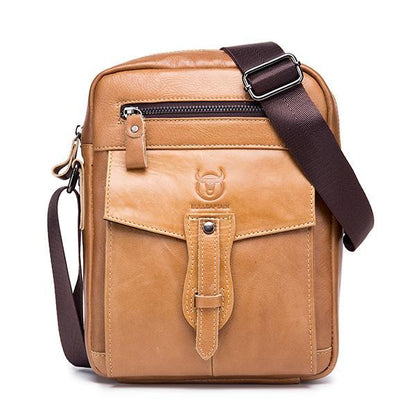 Borsa a tracolla Bull Captain in vera pelle: elegante e pratica per l'uso quotidiano, i viaggi e il lavoro