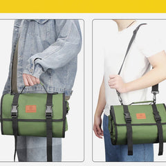 Tool Roll Bag Heavy Duty Tool Organizer with 4 Removable Pouch - VOTVO