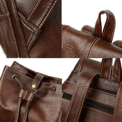 Vegan Leather Backpack for Women – Vintage Casual Daypack Purse for Ladies & Girls - VOTVO