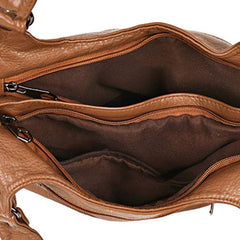 Women Handbags and Purse – Large Double Compartment Hobo Bag Tote