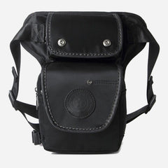 Men’s Retro Canvas Leg Bag – Outdoor Sports Crossbody with Adjustable Strap - VOTVO