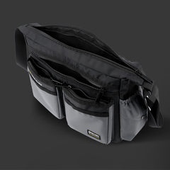 Klassische Reisetasche für Herren – Robustes Nylon, große Umhängetasche