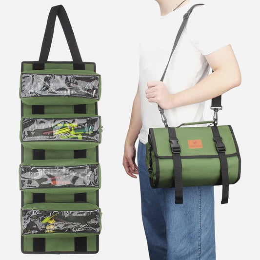 Tool Roll Bag Heavy Duty Tool Organizer with 4 Removable Pouch - VOTVO