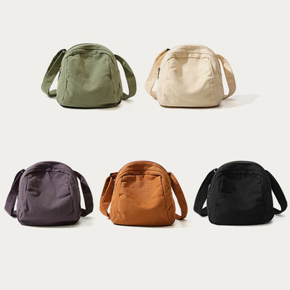 Borsa a tracolla casual da donna in tela, semplice borsa da viaggio