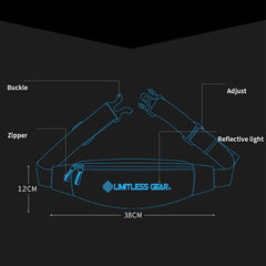 Waterproof Waist Bag for Men & Women | Reflective Small Pouch Chest Bag - VOTVO