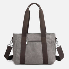 Women's Canvas Tote Shoulder Handbag – Casual Crossbody Purse Work Bag - VOTVO