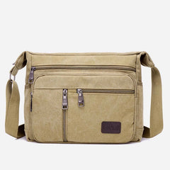 Umhängetasche für Herren | Vintage Outdoor Canvas Business Schultertasche