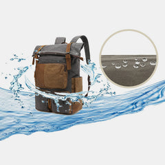 Vintage Canvas Backpack | Travel Laptop Backpack for Men & Women | School & College Backpack