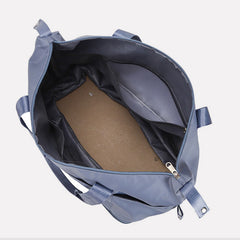 Tote Bag for Travel with Pull Rod & Oblique Folding Storage – Large Capacity Nylon Travel Sleeve